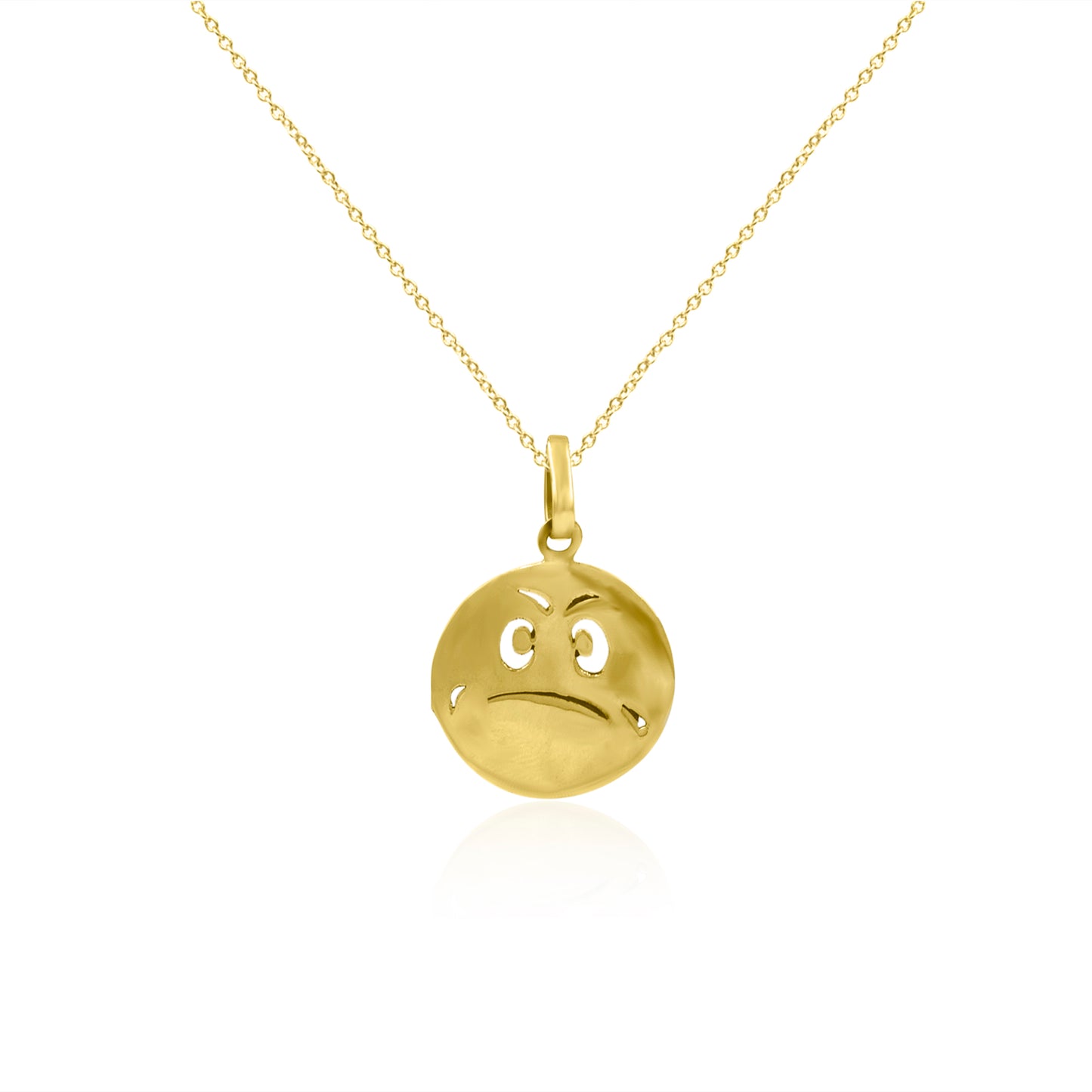 Angry Face Pendant