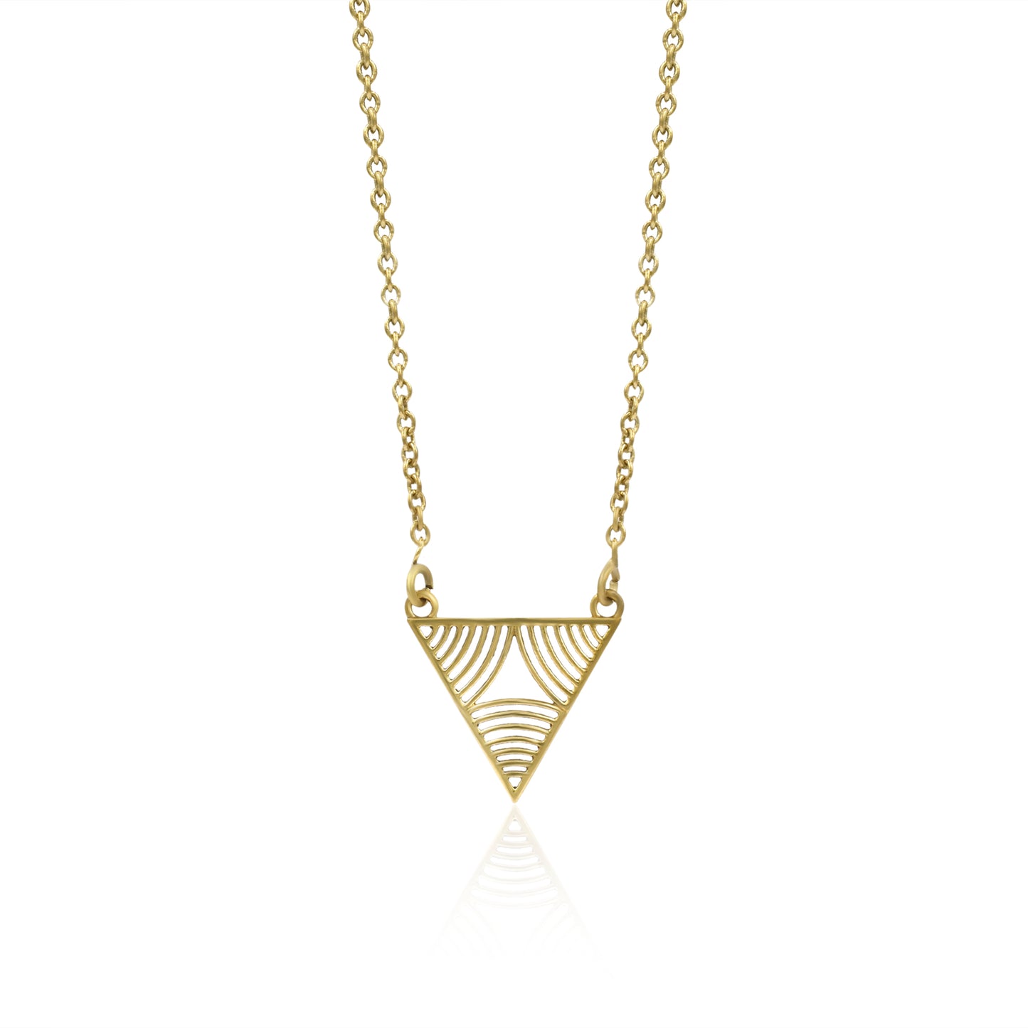 Triangular Drama Pendant