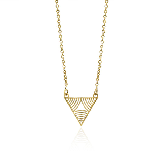 Triangular Drama Pendant