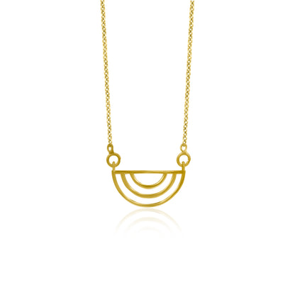 Concentric Semicircles Pendant