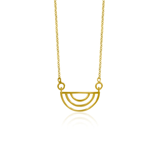 Concentric Semicircles Pendant