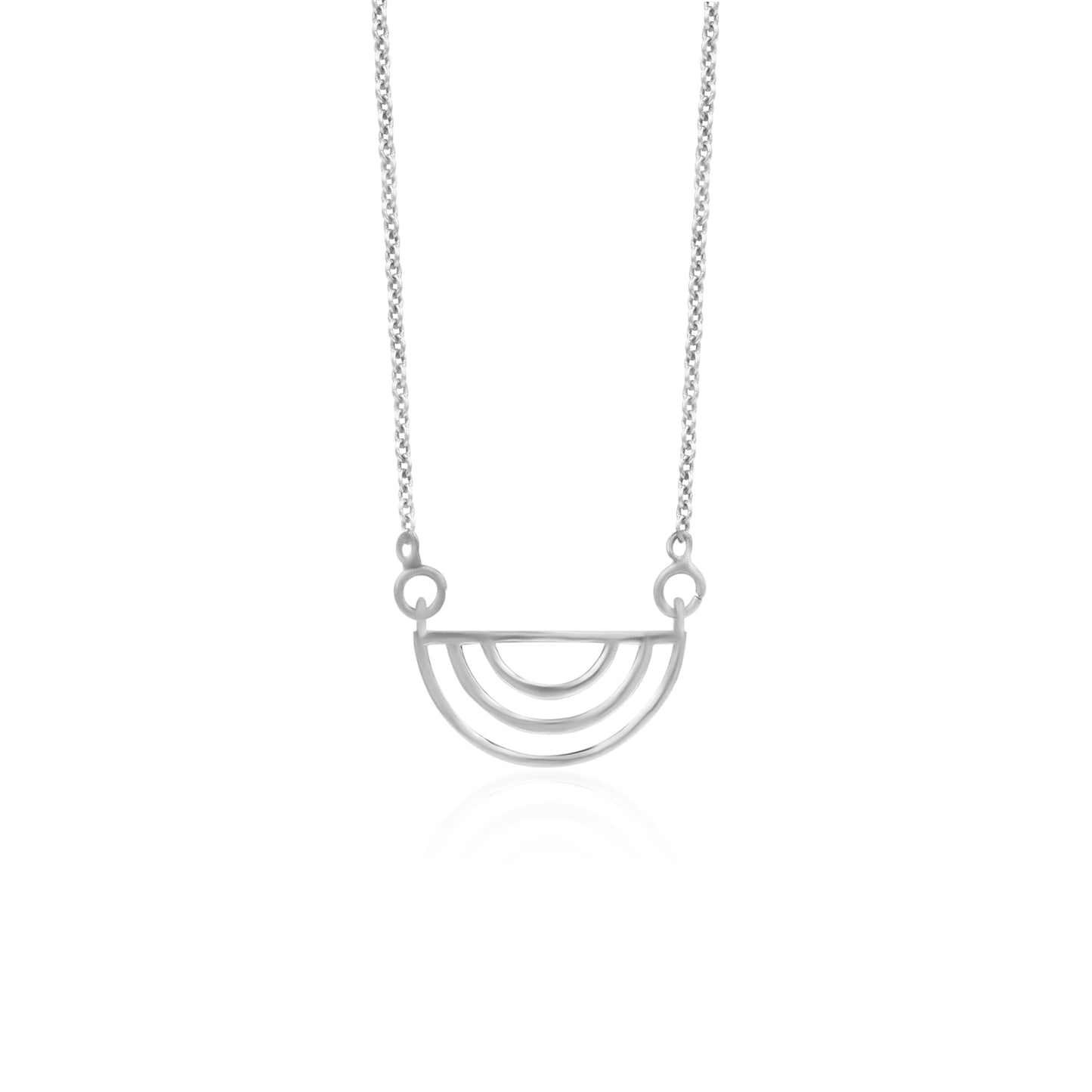 Concentric Semicircles Pendant