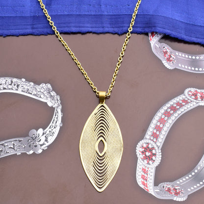 Coming Together Marquise Pendant