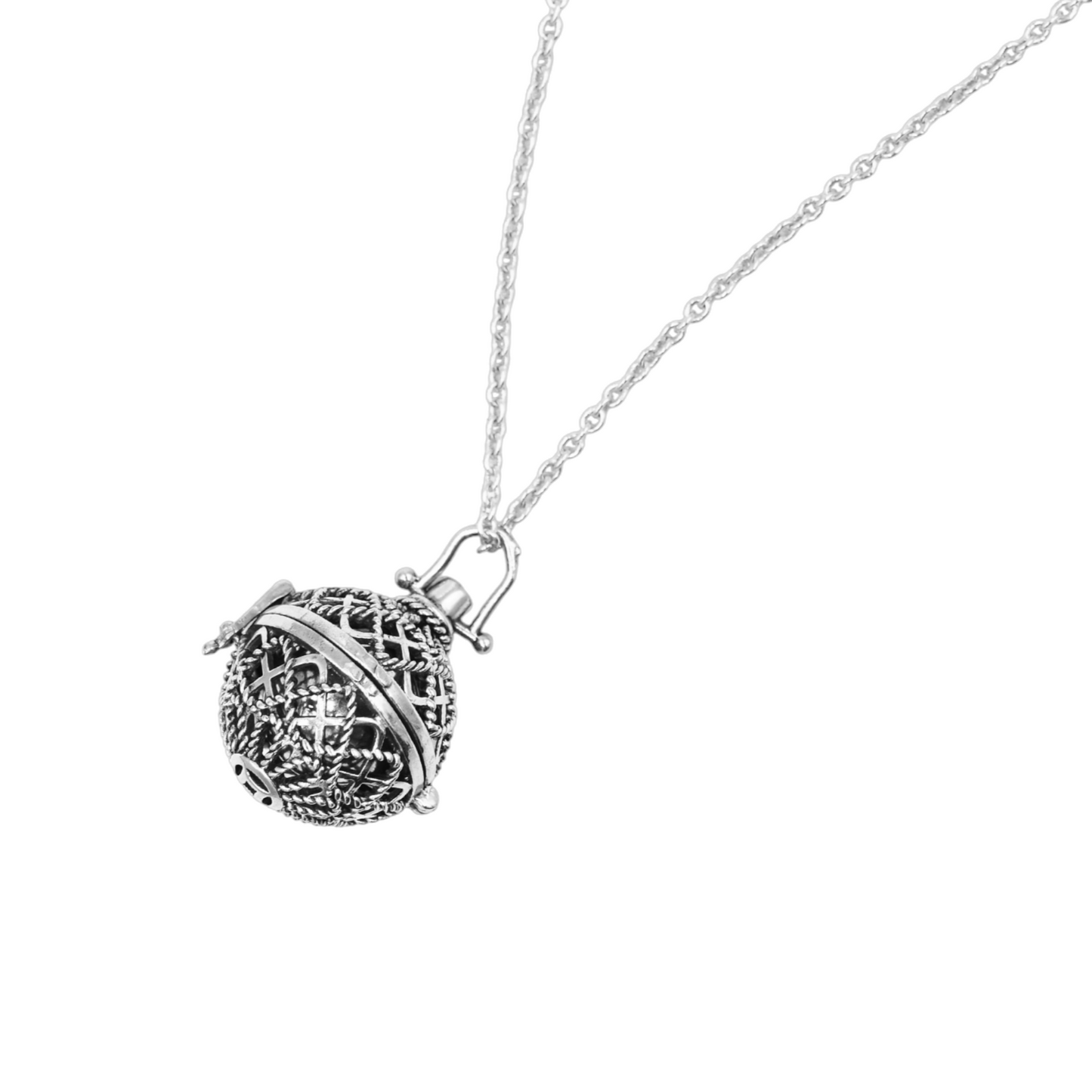 Boho Open Ball Locket Pendant