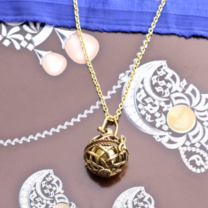 Twisted Ball Cage Pendant