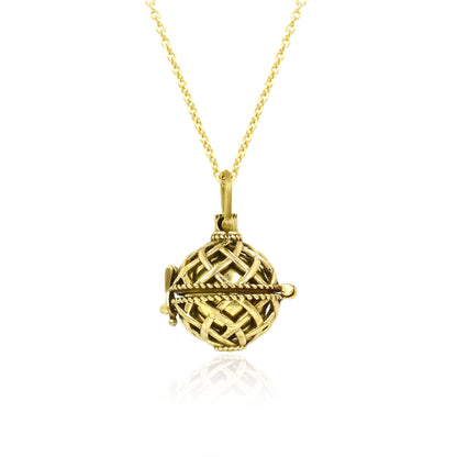 Twisted Ball Cage Pendant