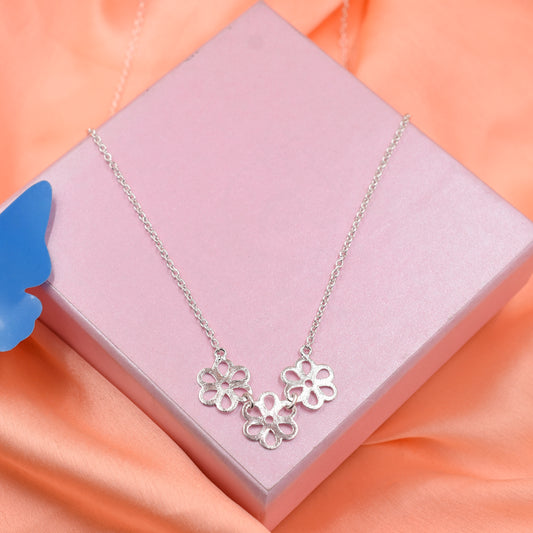 Triplet Flower Pendant