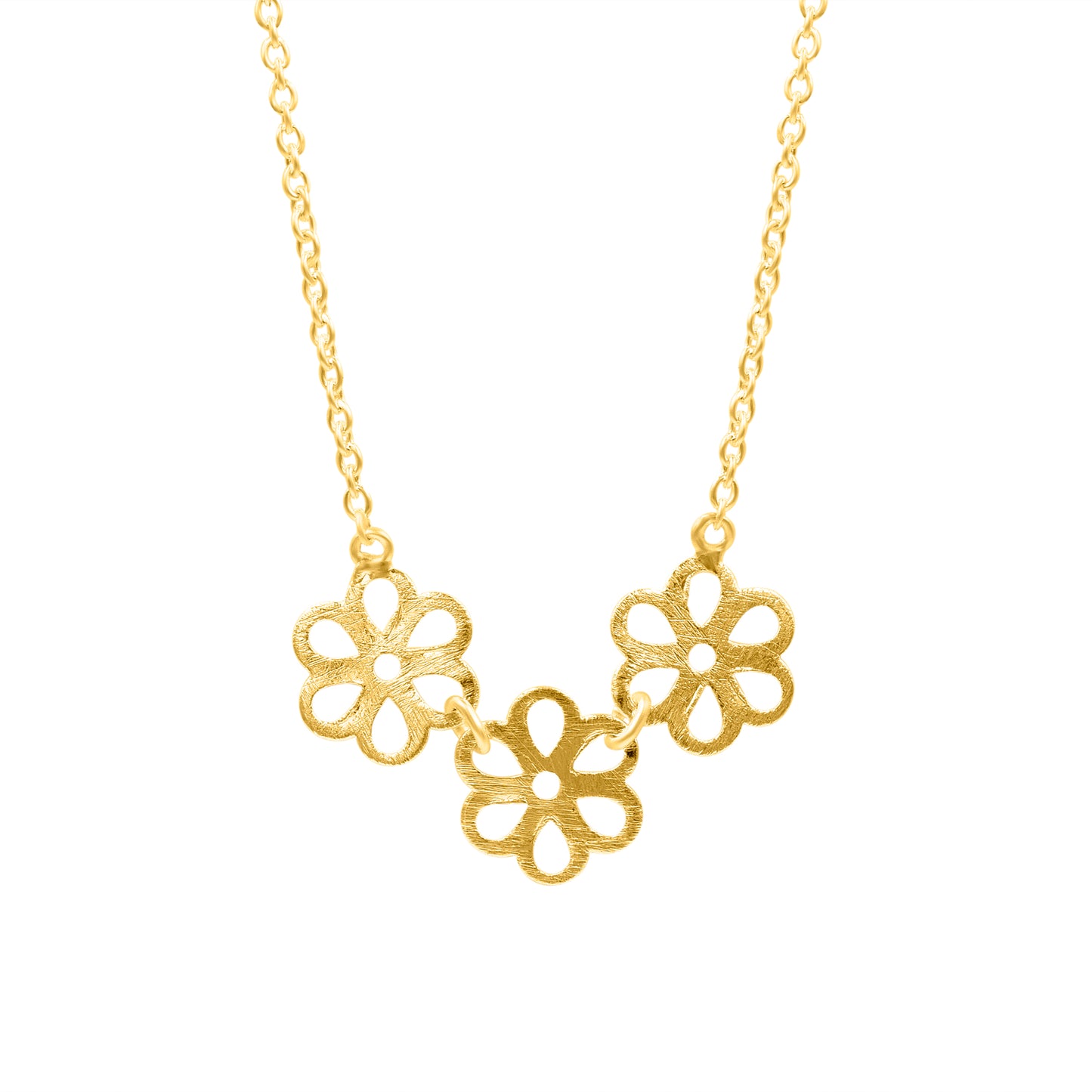 Triplet Flower Pendant