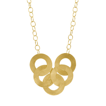 Circle Loop Statement Chain Necklace