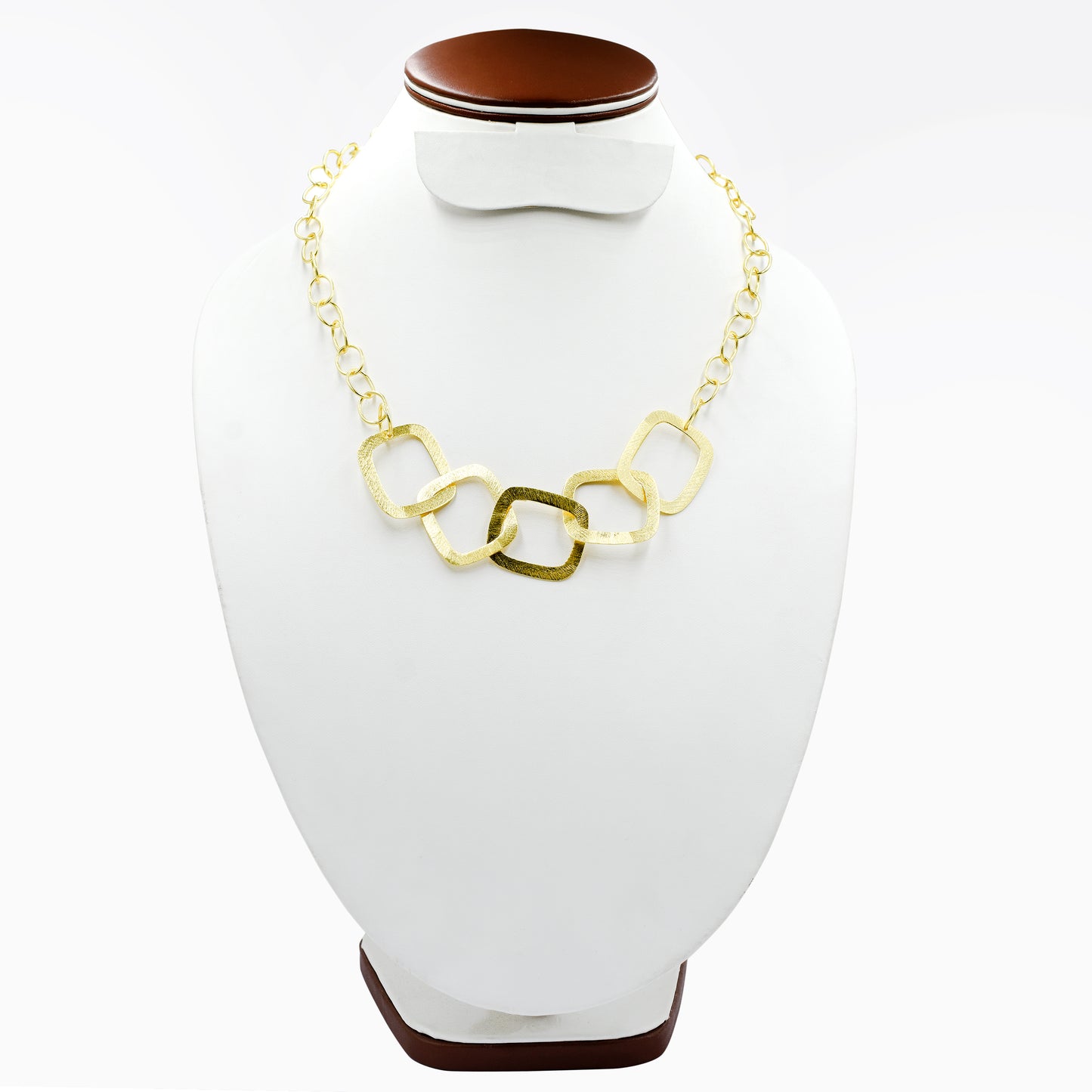 Rectangle Loop Statement Chain Necklace