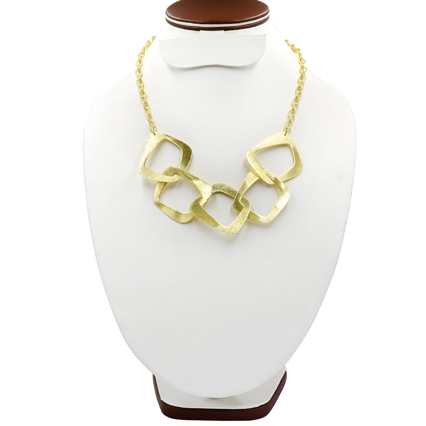 Square Loop Statement Chain Necklace