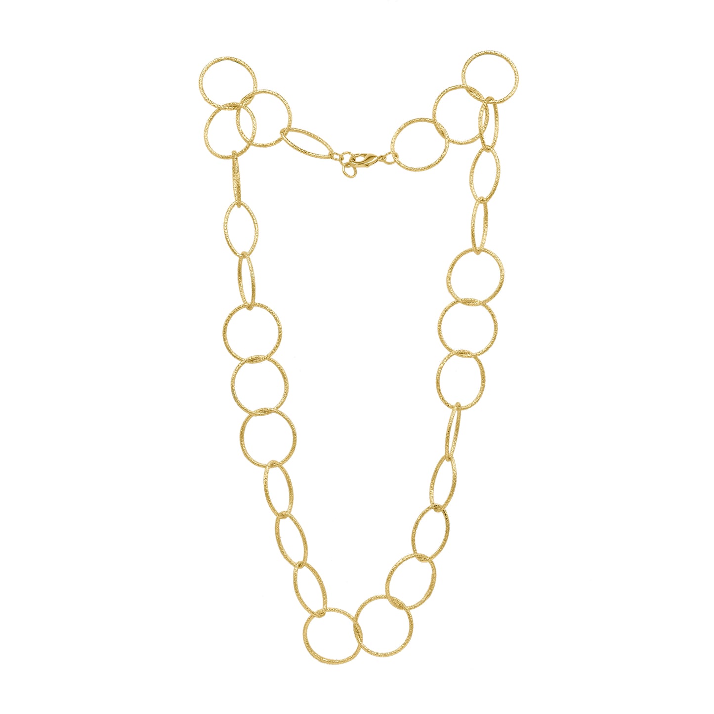 Circle Link Chain Necklace