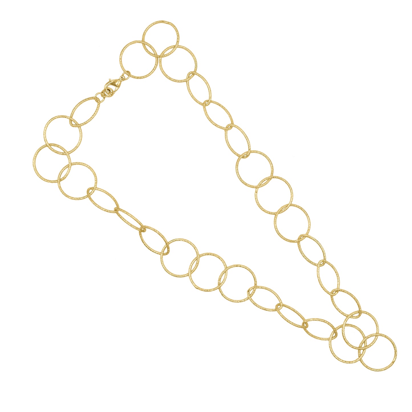 Circle Link Chain Necklace