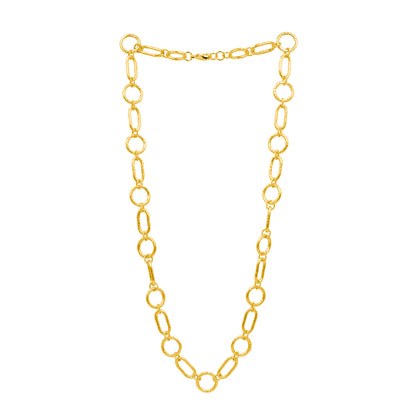 Alternating Link Chain Necklace
