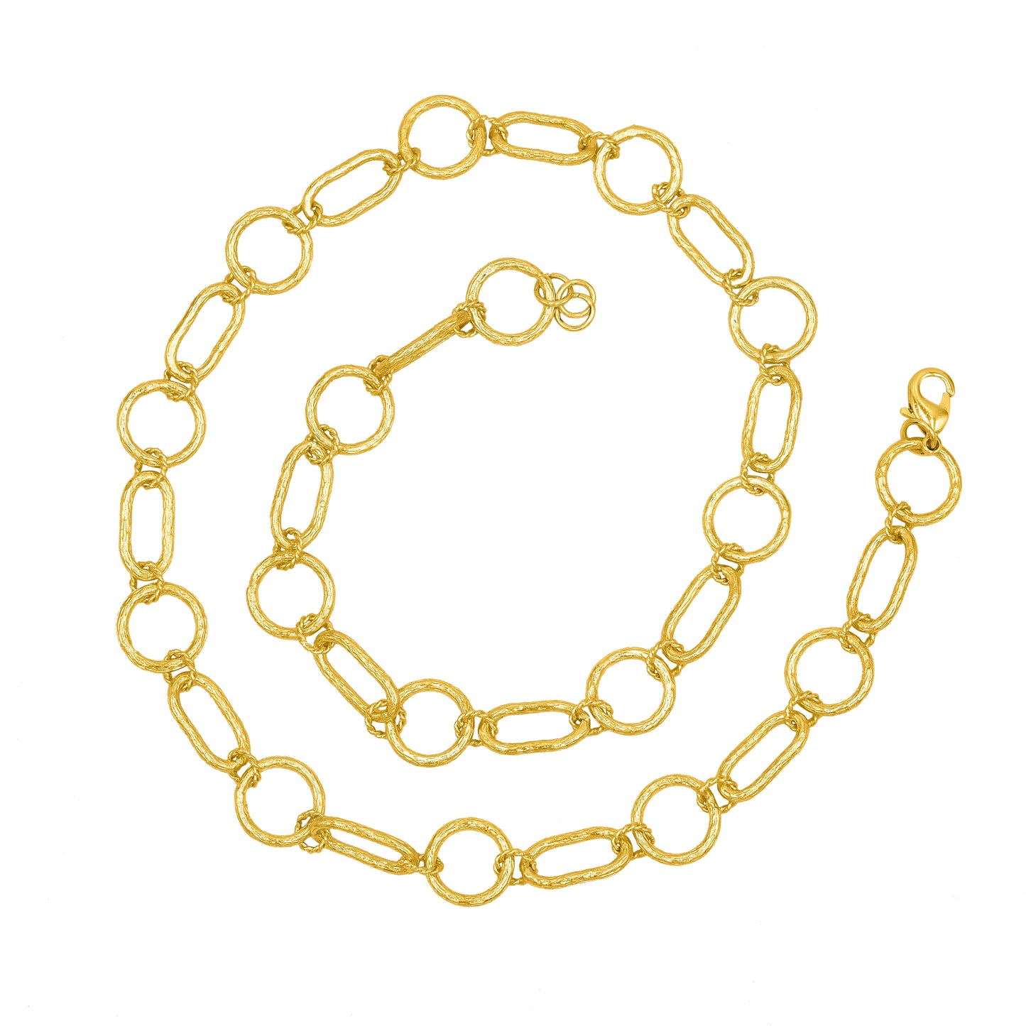 Alternating Link Chain Necklace