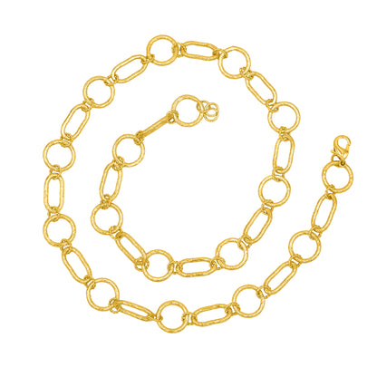 Alternating Link Chain Necklace