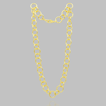 Big & Small Circle Link Chain Necklace