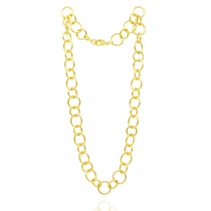 Big & Small Circle Link Chain Necklace