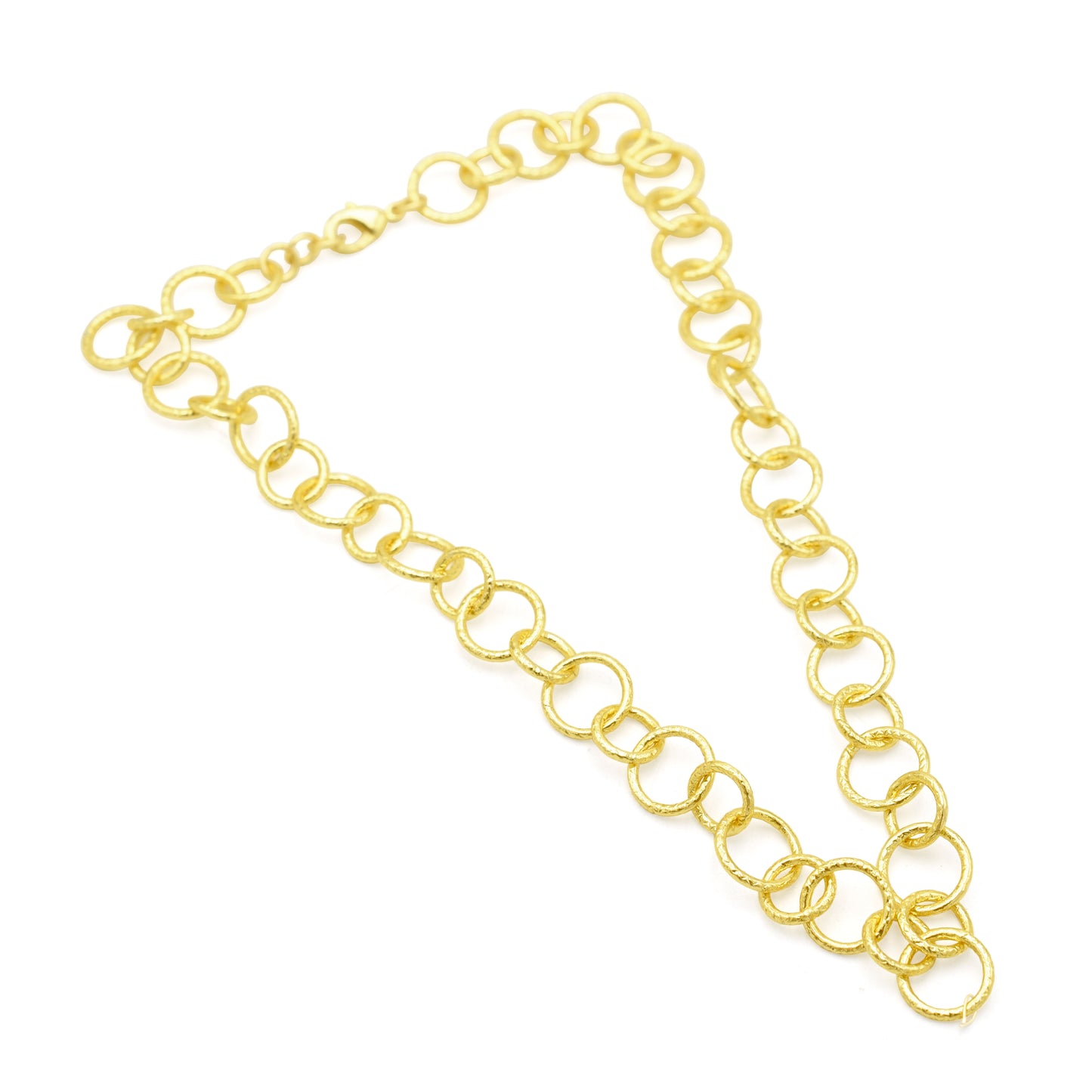 Big & Small Circle Link Chain Necklace