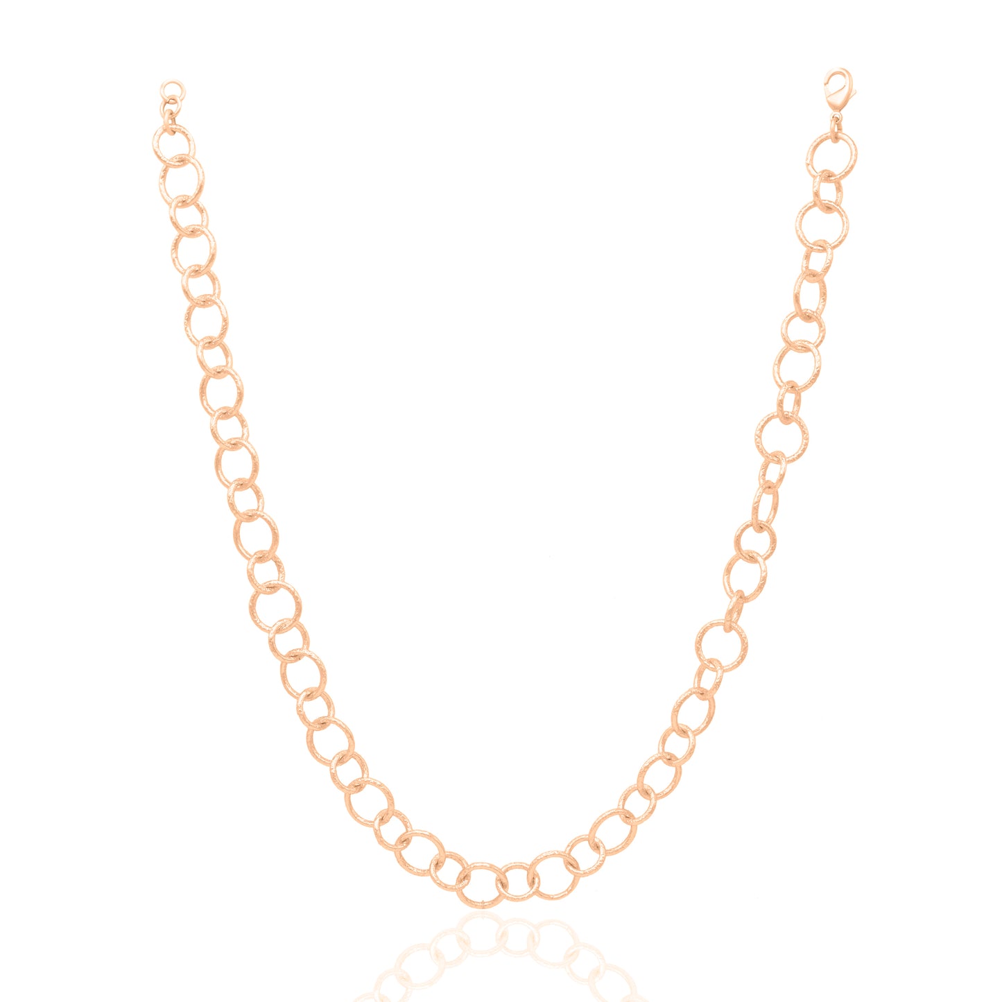 Big & Small Circle Link Chain Necklace