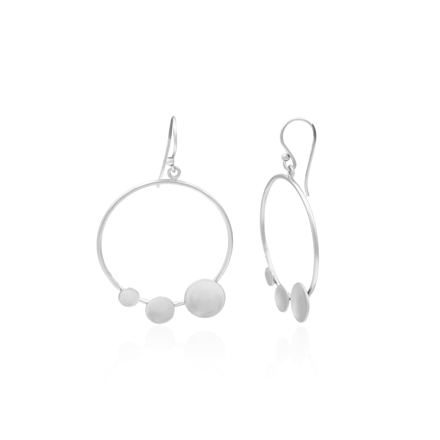 Phases Of The Moon Hook Earrings