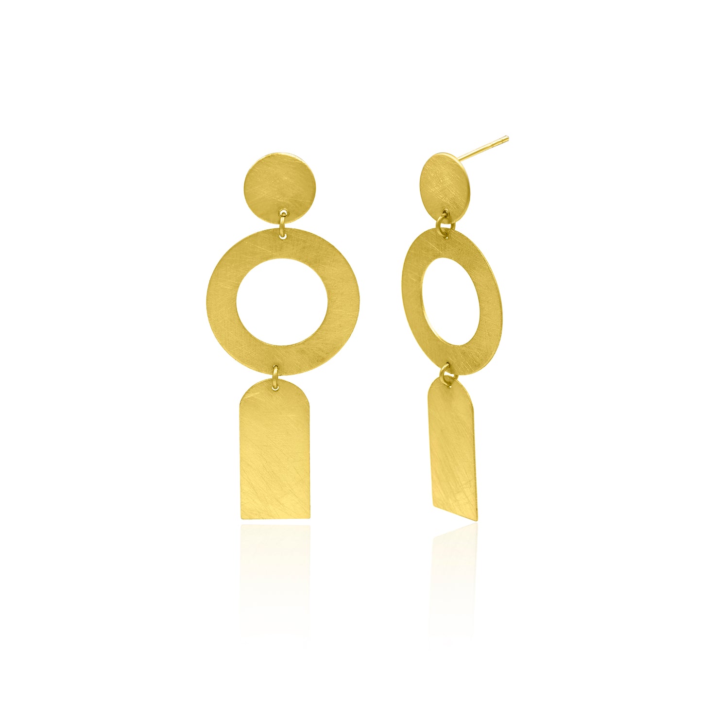 Ring Of Bell Stud Earrings