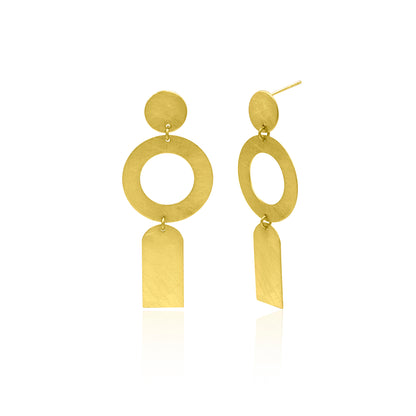 Ring Of Bell Stud Earrings