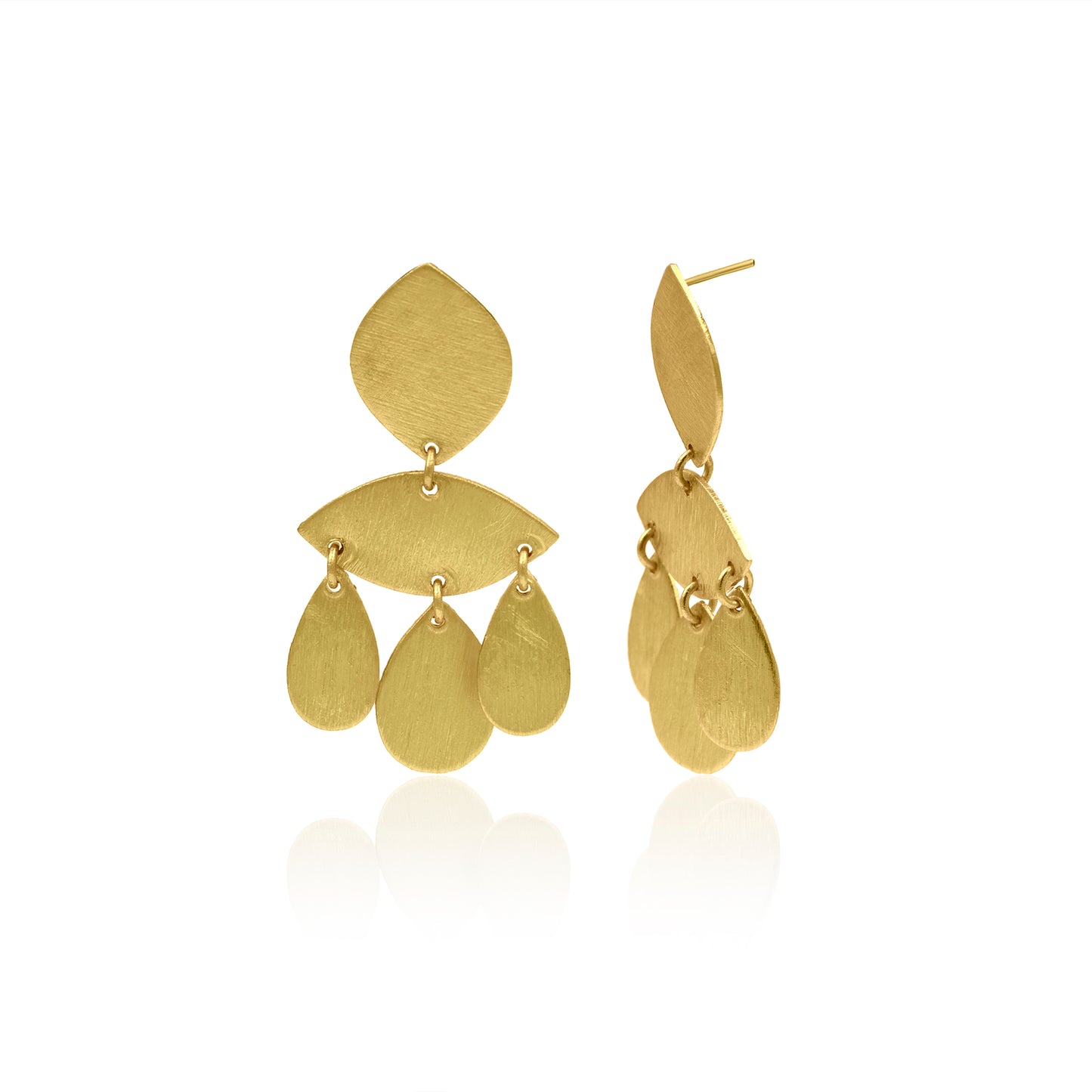 Leaves Serenity Stud Earrings