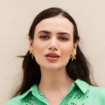 Dragonfly Radiance Stud Earrings