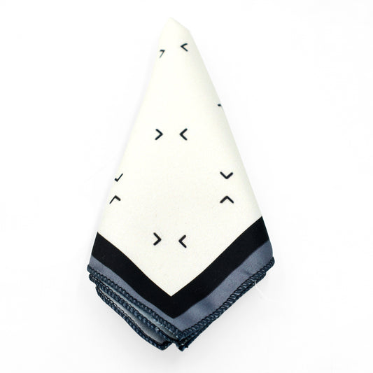 Black Arrows On White Pocket Squares