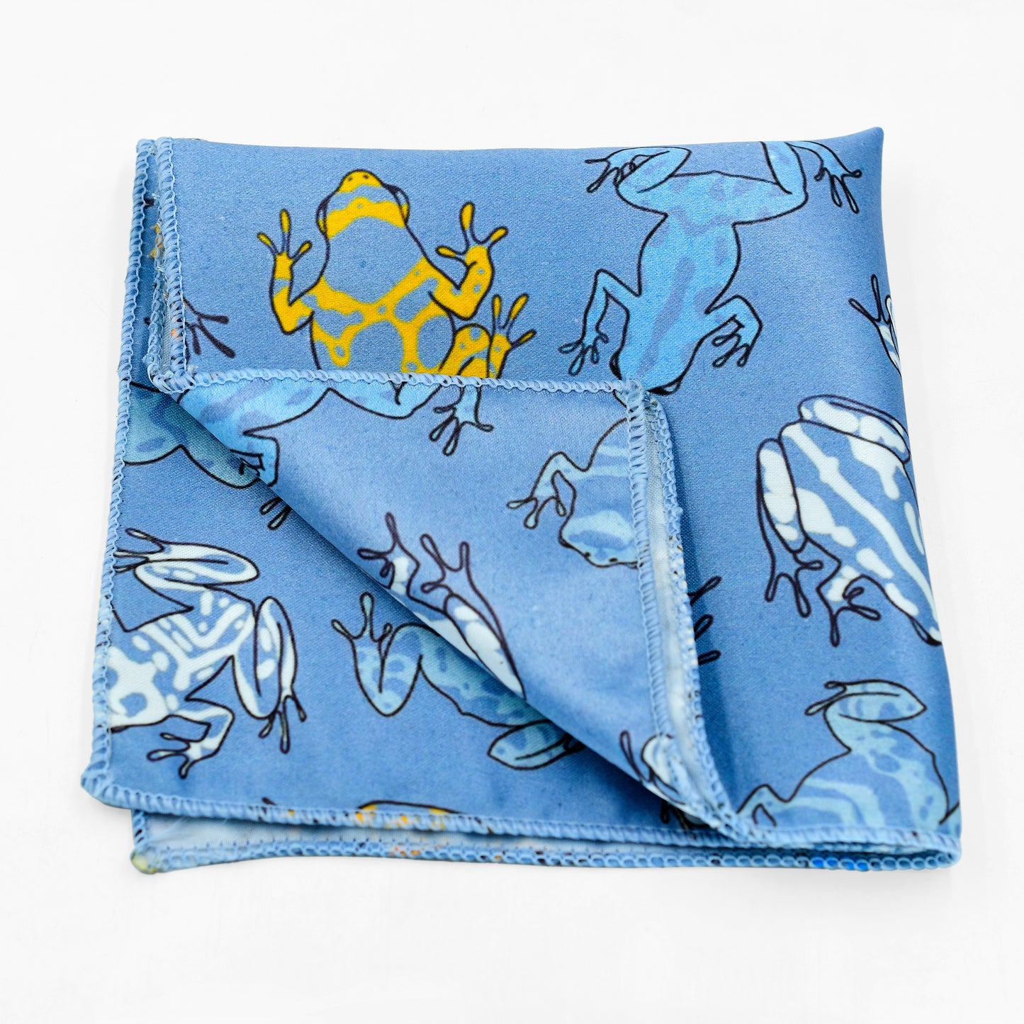 Frog In The Sea Pocket Square