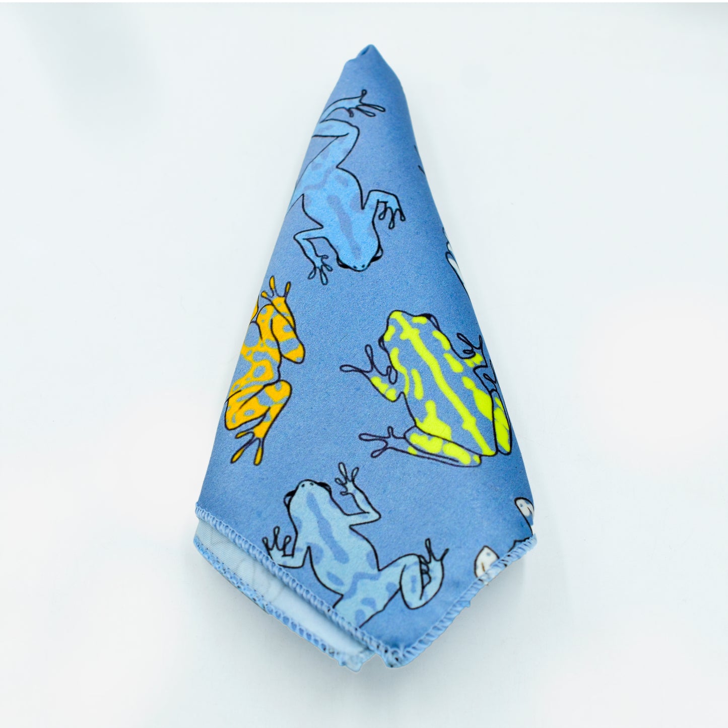 Frog In The Sea Pocket Square