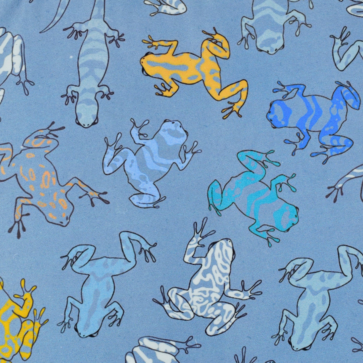 Frog In The Sea Pocket Square