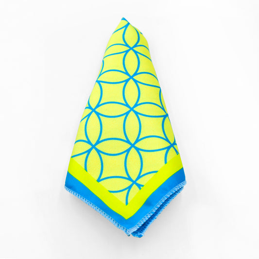 Dazzling Neon Pocket Square