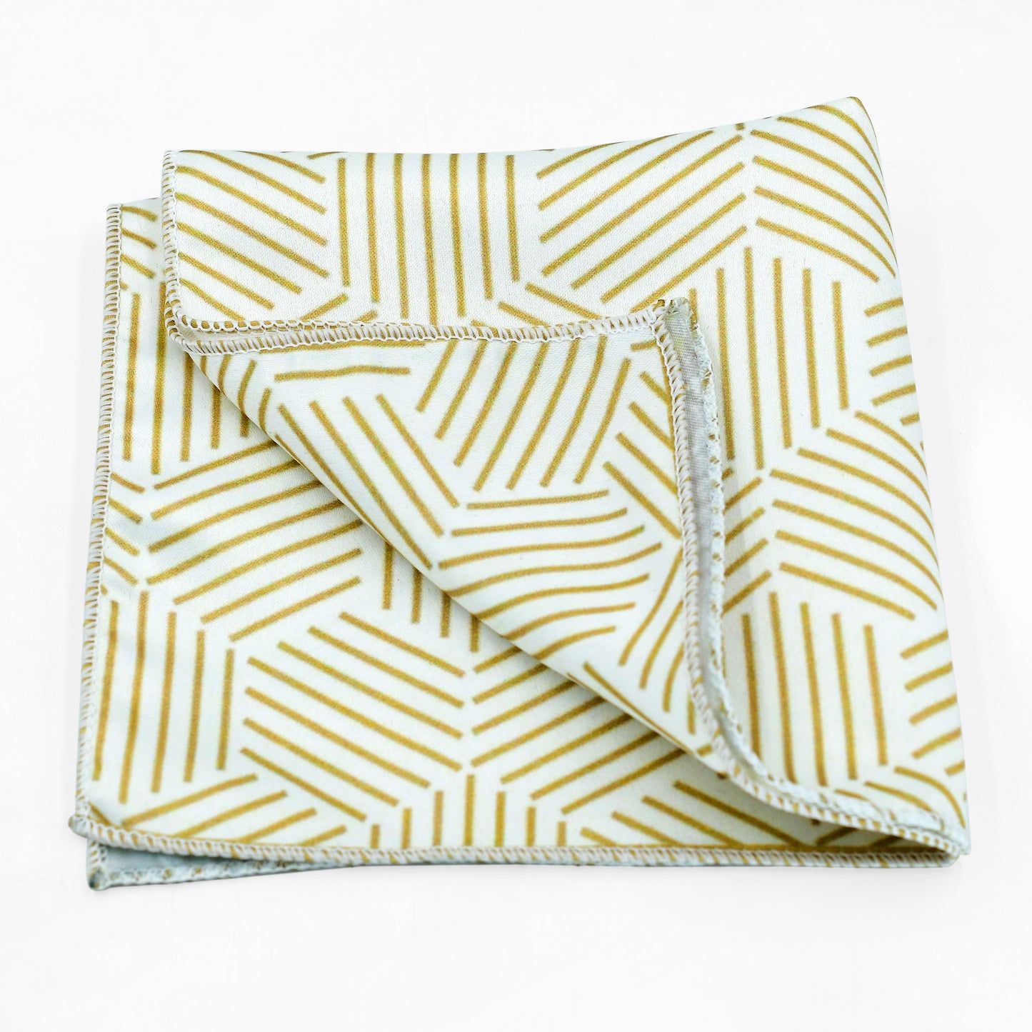 Hexagonal Lines Pocket Square