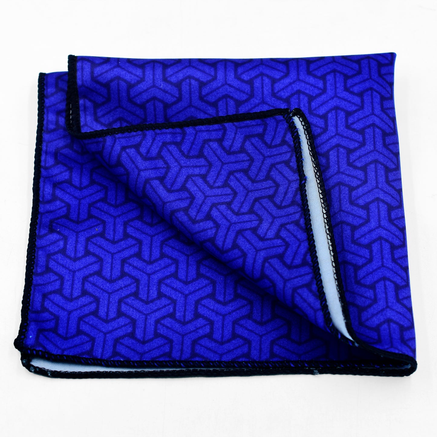 Blue Trio Pocket Square