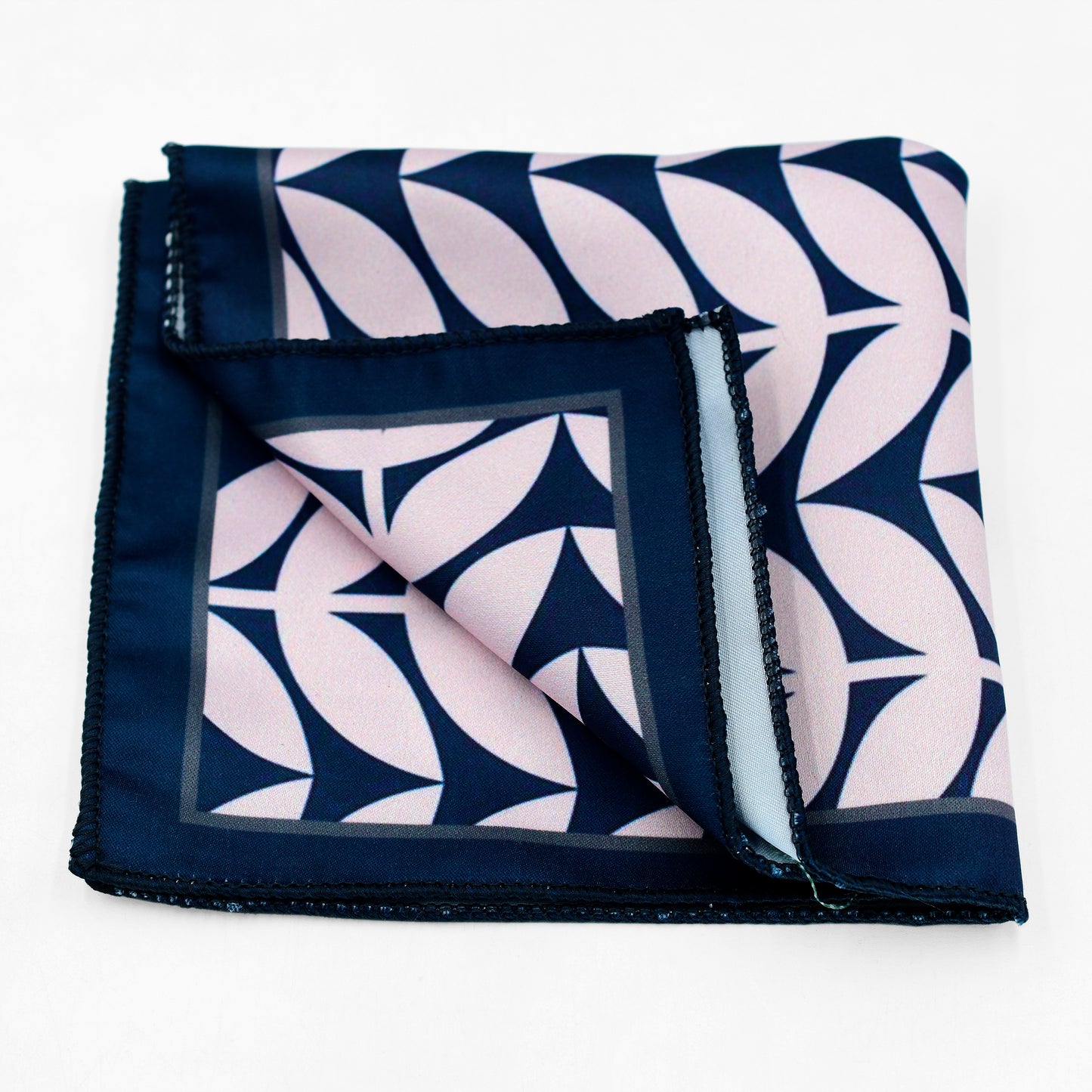 Pink Leaves Pocket Square