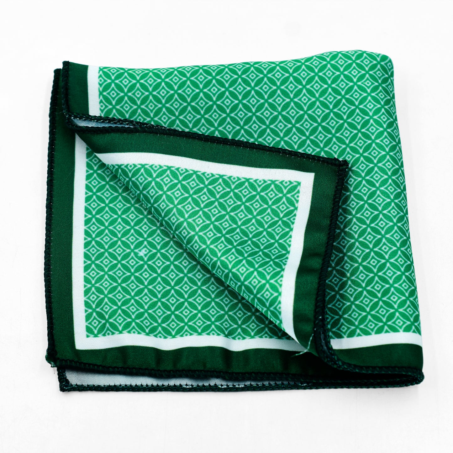 Pine Green Pocket Square