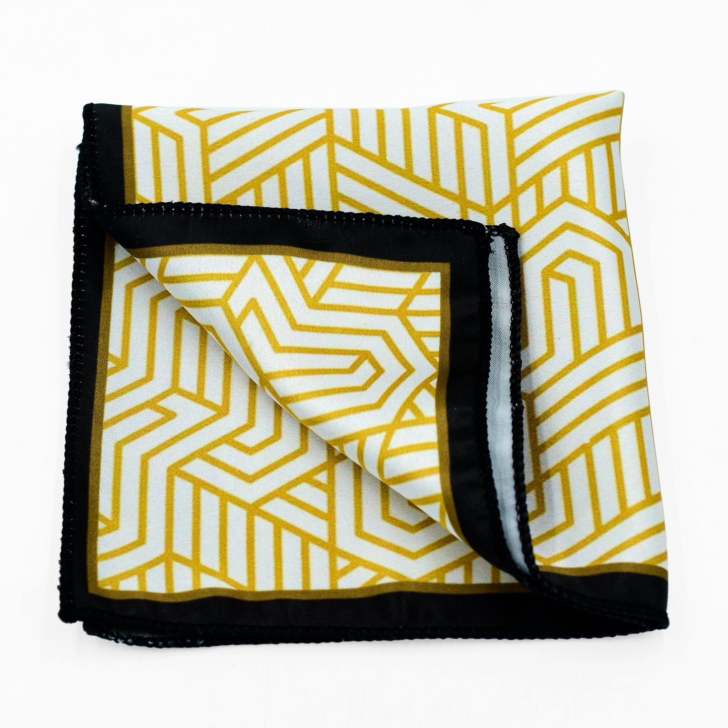 Touch Of Mustard Pocket Square