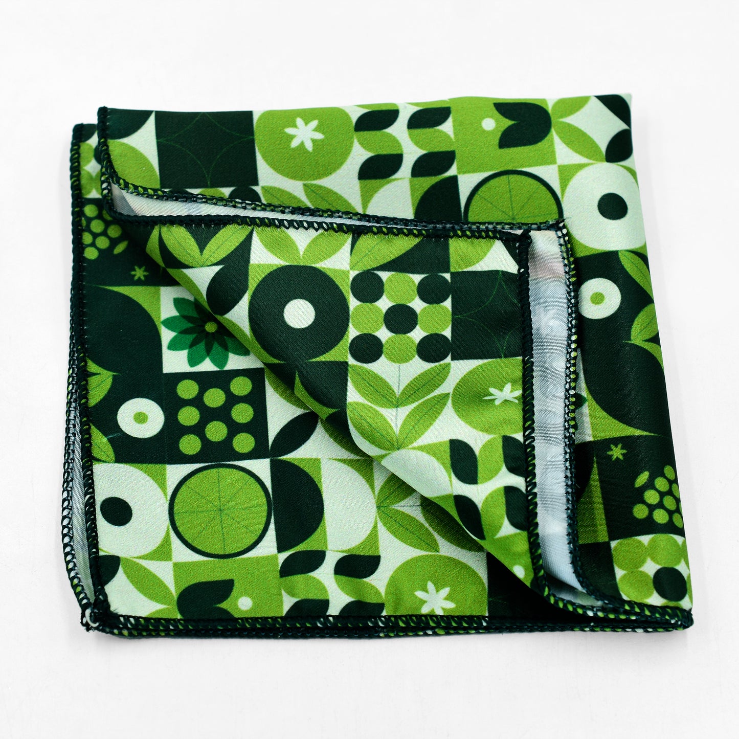 Shades Of Green Pocket Square