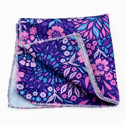 Aqua Plants Pocket Square