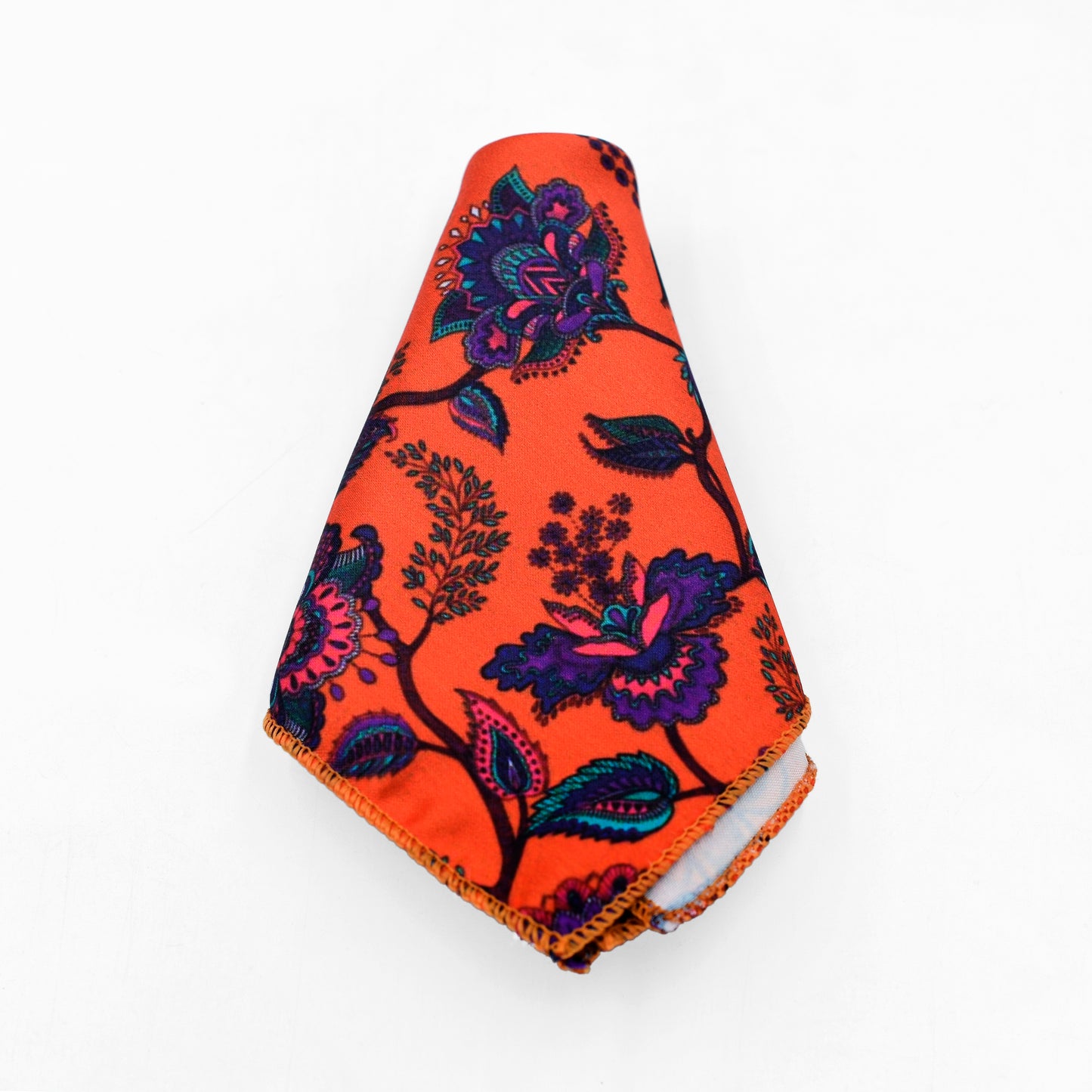 Eye Catching Orange Pocket Square