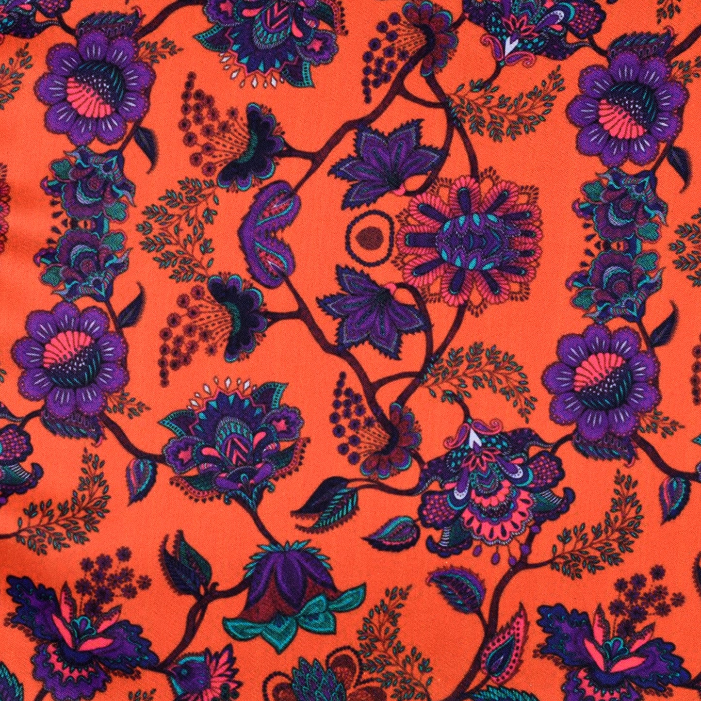 Eye Catching Orange Pocket Square