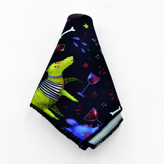 Animals Having Fun Pocket Square