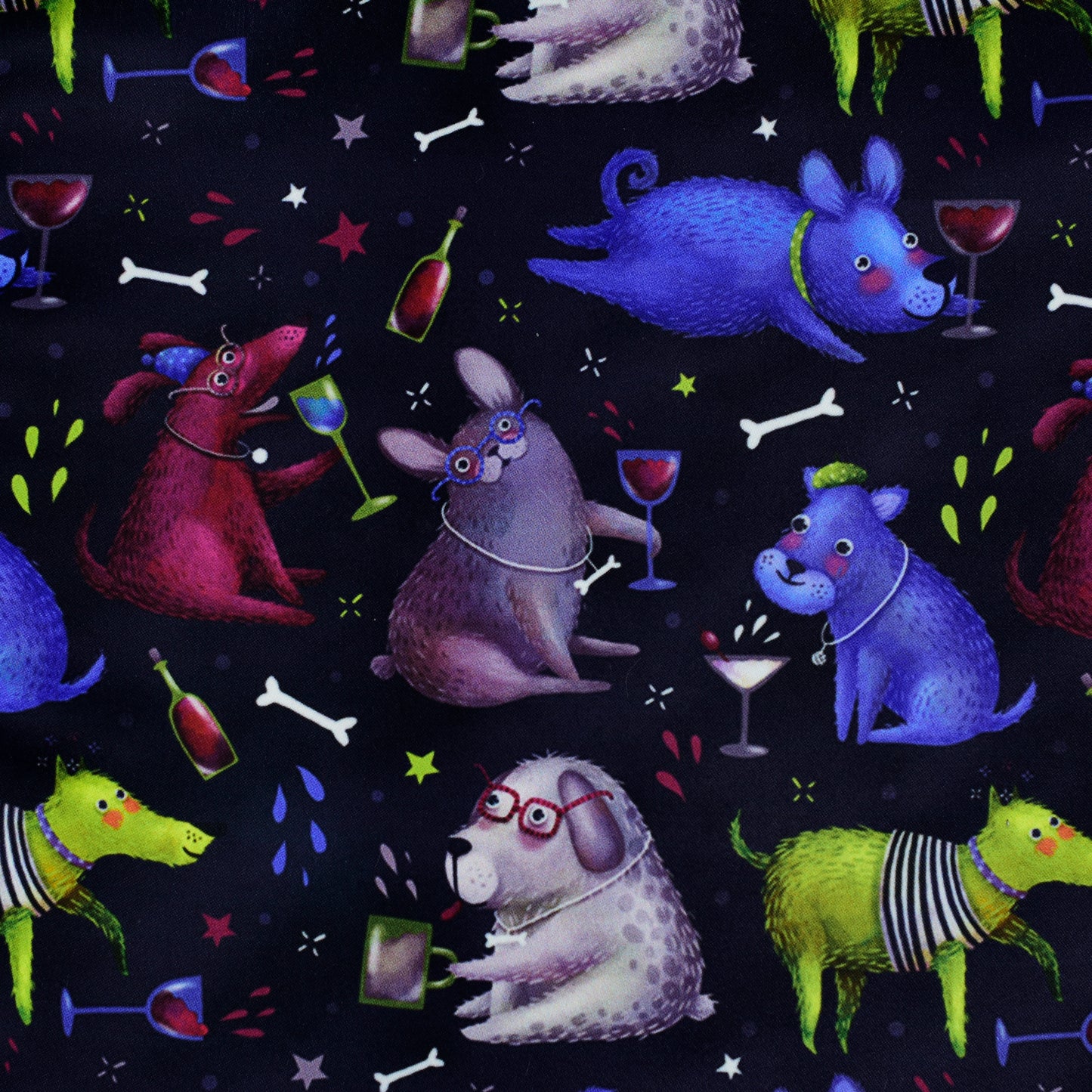 Animals Having Fun Pocket Square