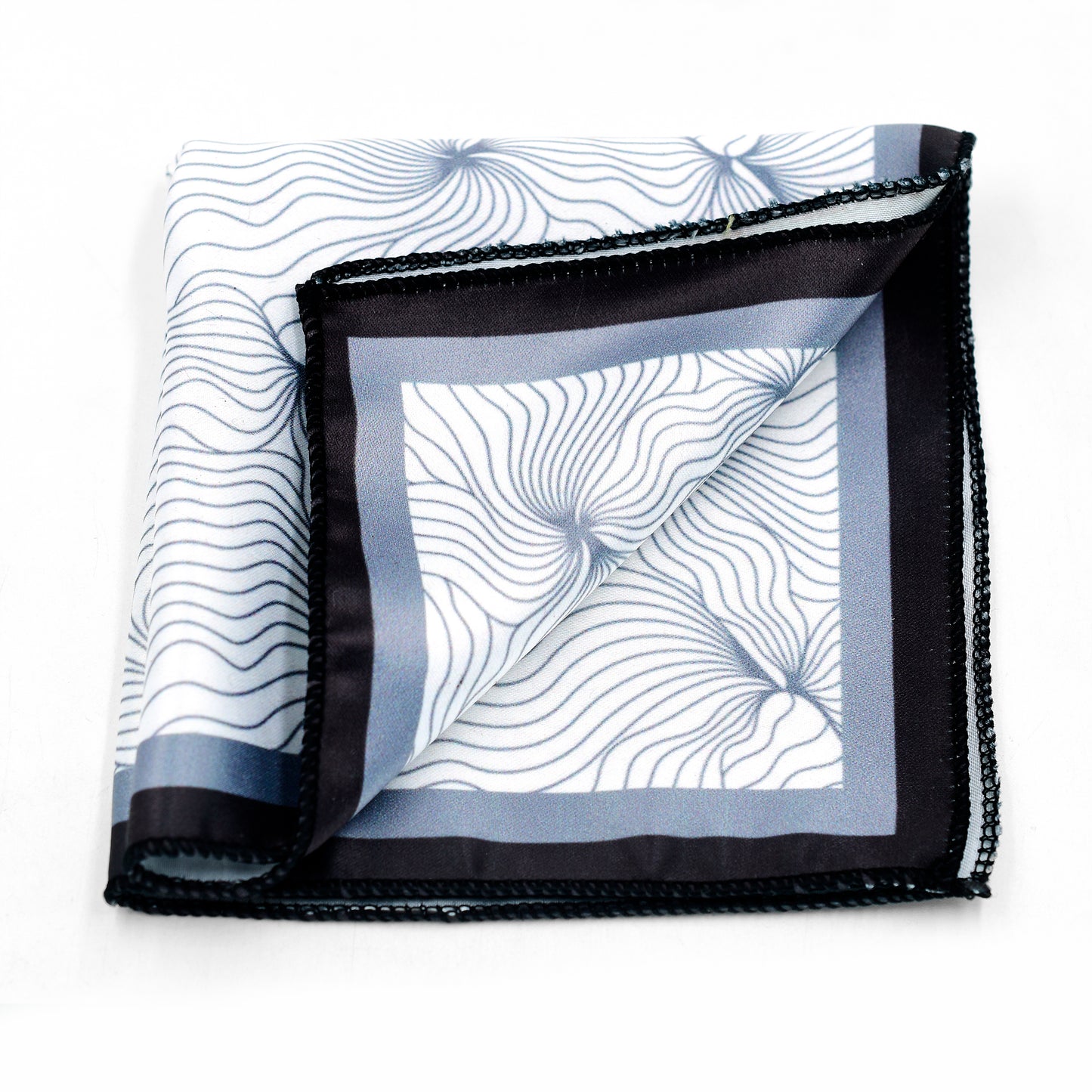 Waves In The Snow Pocket Square