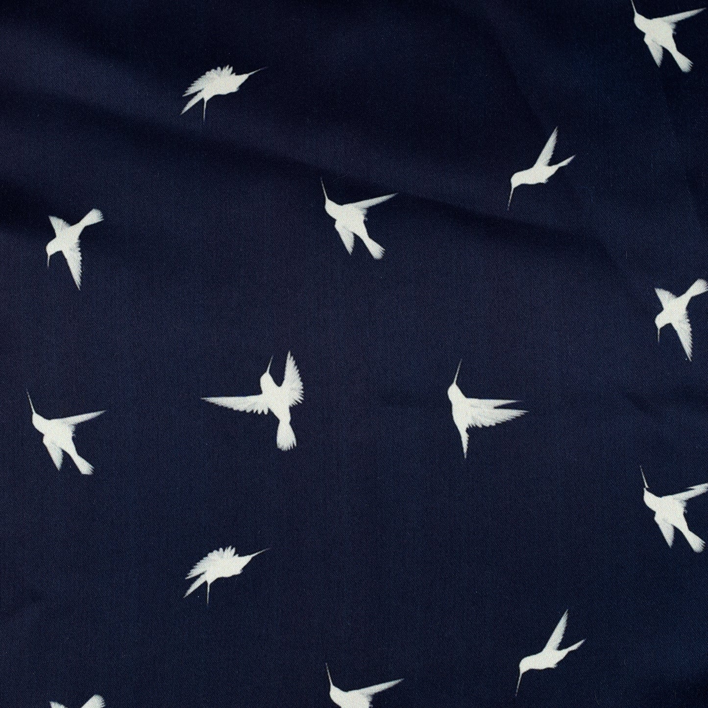 Birds Flying At Night Pocket Square