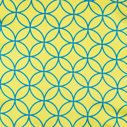 Flowers On Yellow Pocket Square