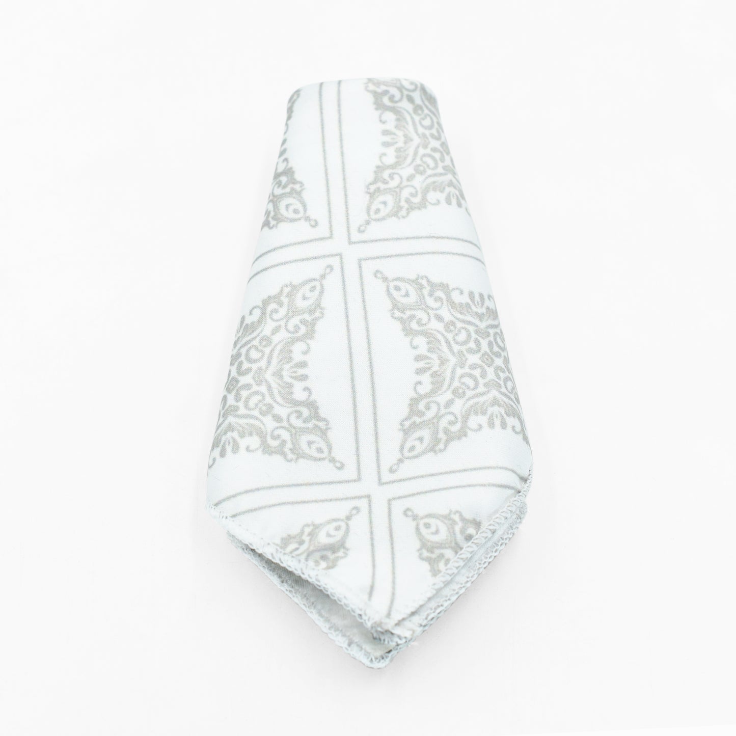 Freezing White Pocket Square