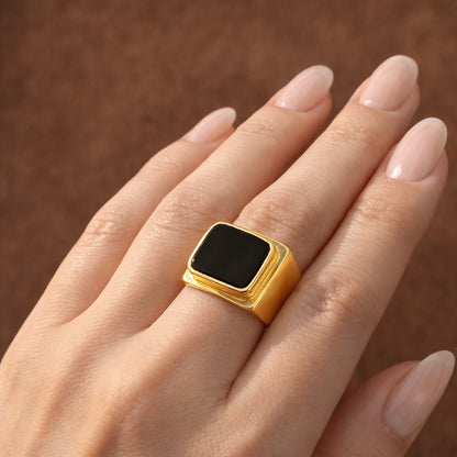 Midnight Signet Ring